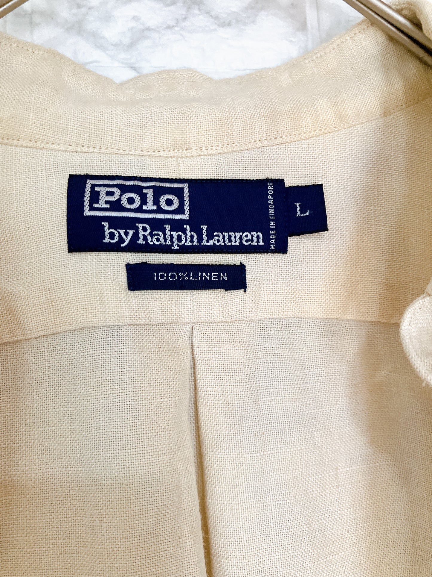 Vintage Ralph Lauren ヴィンテージ ラルフローレン リネンシャツ