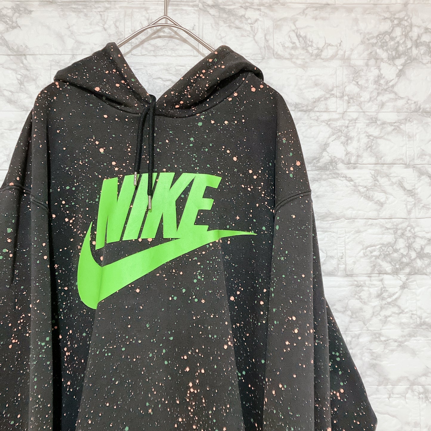 Nike Big Logo Paint Pullover Hoodie XL size/Nike Big Logo Paint Pullover Hoodie wr172