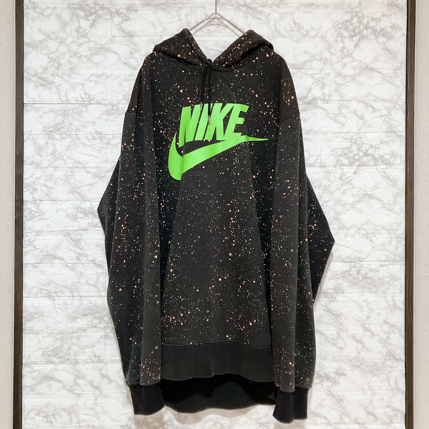 Nike Big Logo Paint Pullover Hoodie XL size/Nike Big Logo Paint Pullover Hoodie wr172