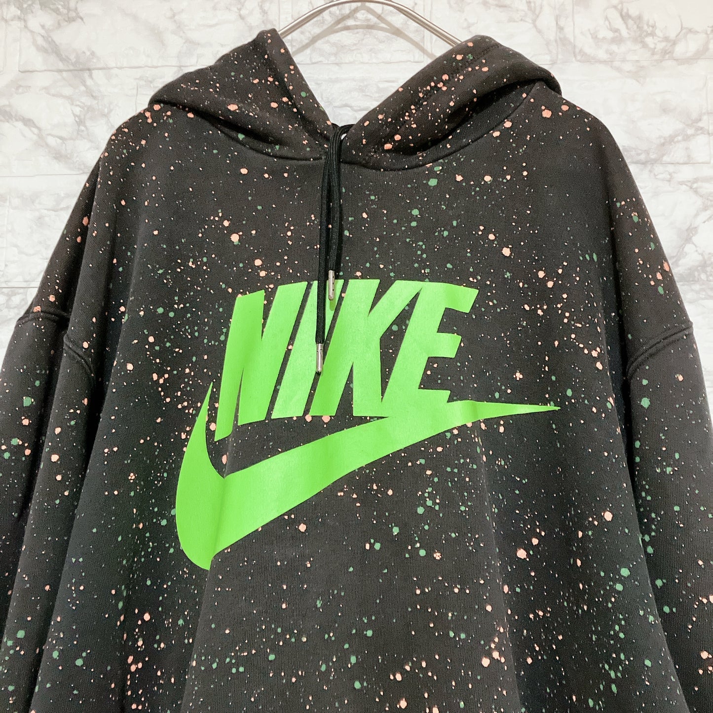 Nike Big Logo Paint Pullover Hoodie XL size/Nike Big Logo Paint Pullover Hoodie wr172