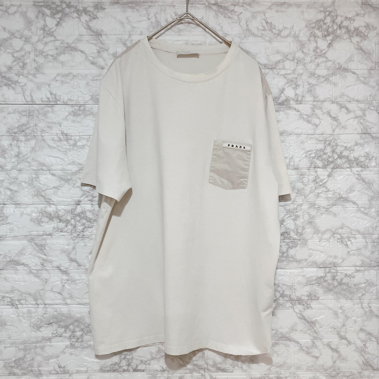 PRADA Pocket T-Shirt XL size/Prada Pocket T-Shirt wr174